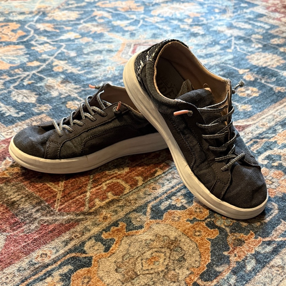 Hey Dude Dark Gray Sneakers